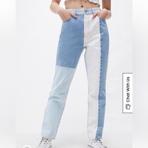 Pacsun Eco Hopper Patch Mom Jeans | PacSun